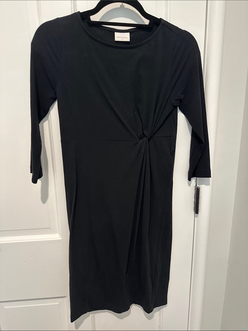 Mamalicious side knot maternity dress